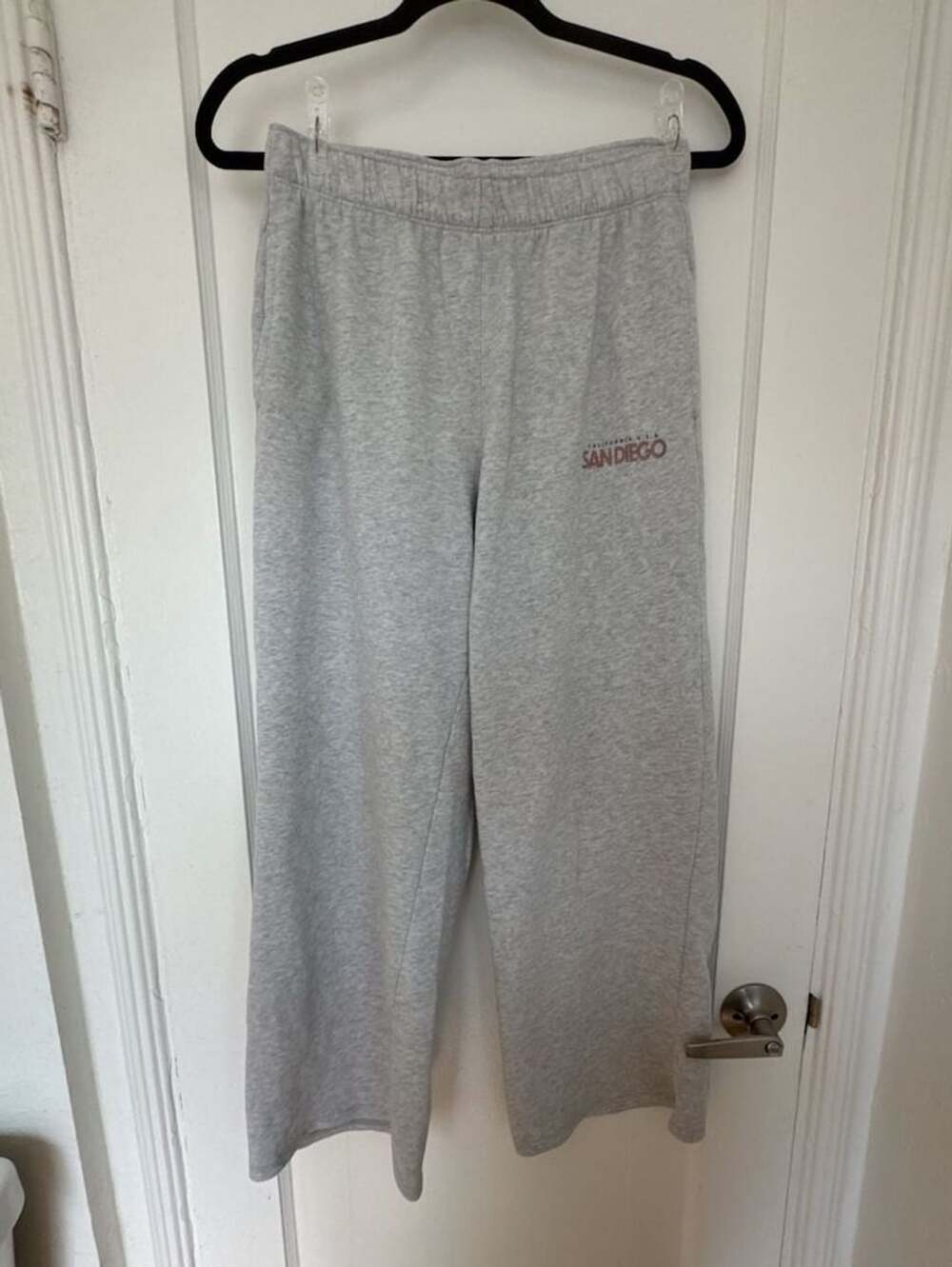Hollister San Diego Gray Ultra High-Rise Sweatpants Size S | Y2K Wide Leg Lounge